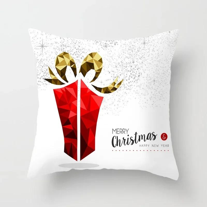 Christmas Themed Pillowcases Car Ornaments Office Santa Claus Living Room Sofa Home Pillowcases
