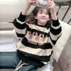 Girls Fleece Lined Sweatshirt Autumn Spring Long Sleeve Top For Big Kids Casual Warm Pullover