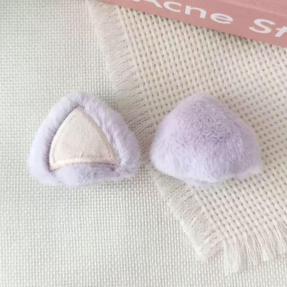 2PCS Soft Plush Furry Rabbit Ears Cartoon DIY Ear Appliques  for Hat Headband Garment Decoration