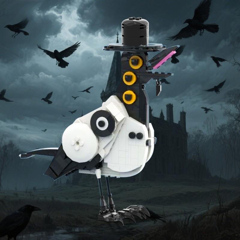 MOC K-Pop Dämonenjäger Bausteine ​​Musik Anime Koreanische K-Pop Girlgroup Dreiäugiger Vogel Tiger Modell Sammelspielzeug für Kinder Geschenk