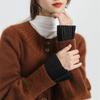 Detachable Cuffs Pleated Fake Sleeves Chiffon Fake Flared Sleeves  Sweater Decorative