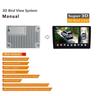 360° HD Dashcam with 3D Reversing Assist, Four-Lens Universal Car Camera