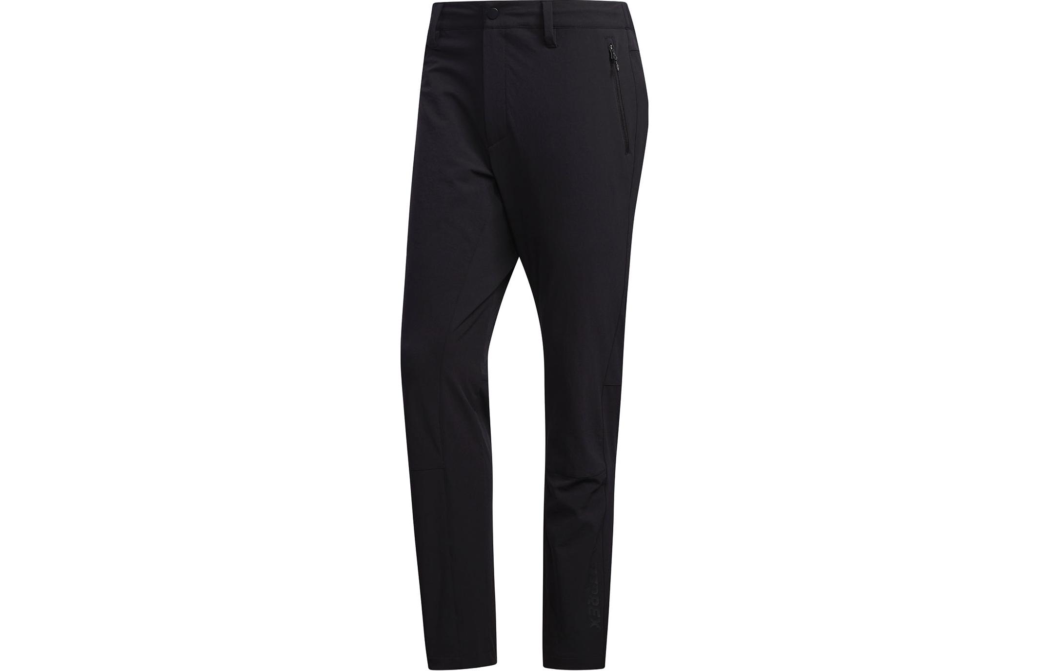 Adidas Casual Pants Men s Black Moderate Straight Fit Pants EH4942 M