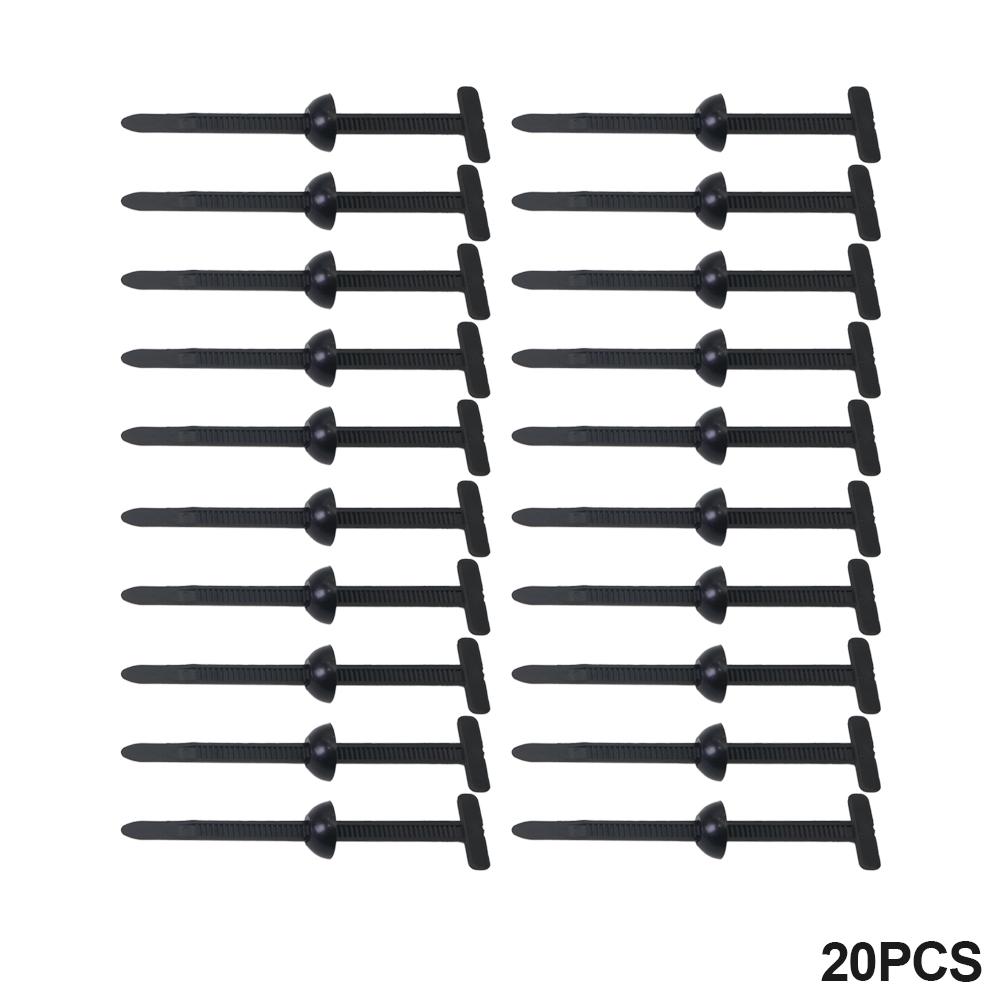 10-30PCS Nylon Cable Tie Buckle Auto Fastener Screw Replacement Clip Car Fender Trunk Engine Guard Panel Wire Management Secure