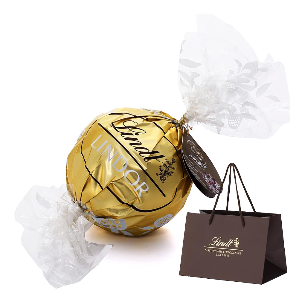 

Lindt Шоколадный набор Lindor Maxi Ball 550 г, в комплекте сумка XL [официальный Lindt]