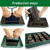 Soil Blocker 4 Cell Soil Block Maker  Handheld Block Maker Blocking