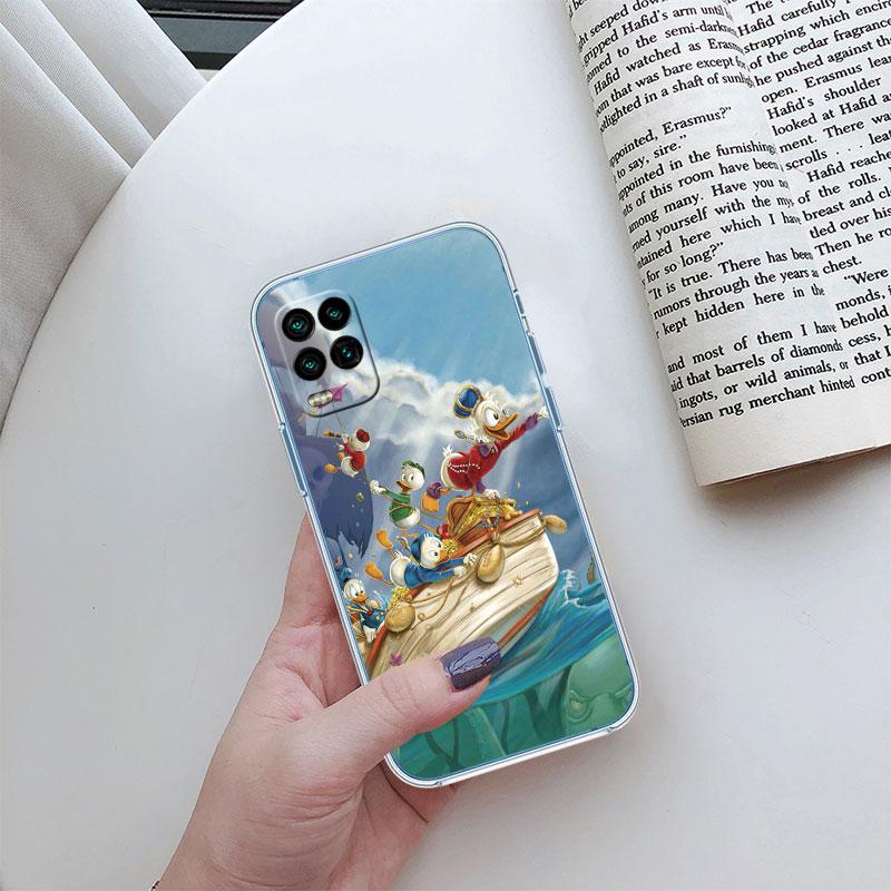 DuckTales Donald Duck Transparent Phone Case for Samsung Galaxy A04 A04S A14 A23 A34 A54 M23 M33 M52 M53