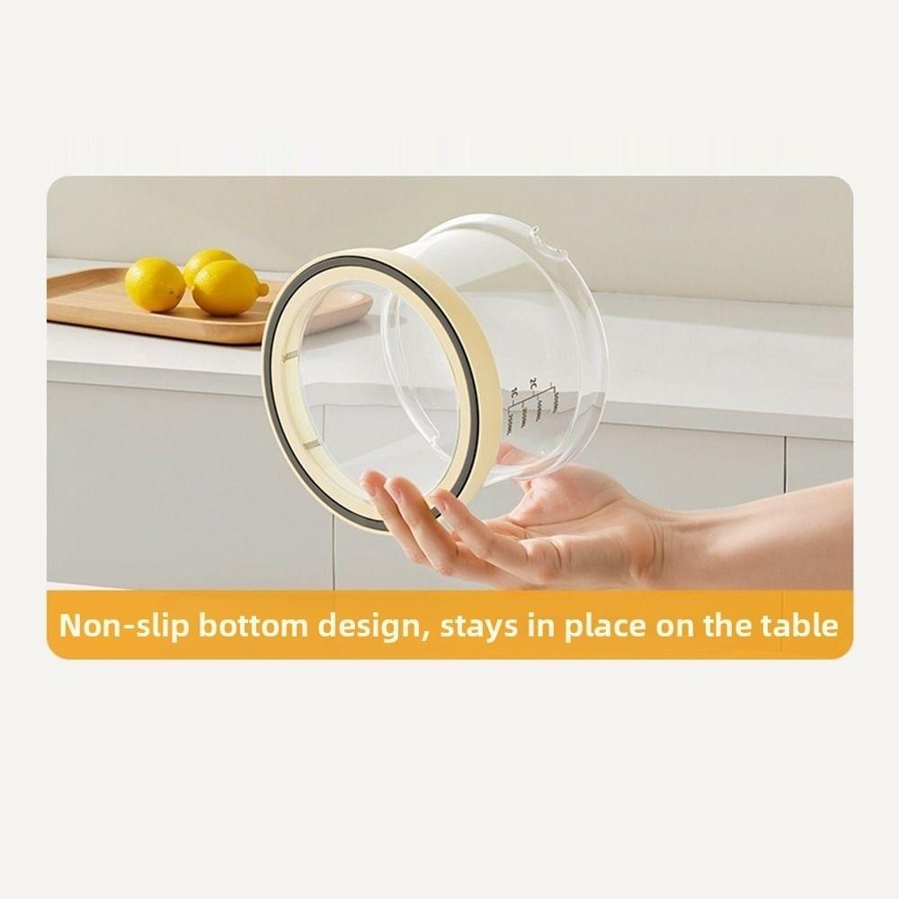 Transparent Manual Fruit Juicer with Cover Labor-Saving Hand Press Squeezer U-shape Spout Multifunctional Citrus Press Camping