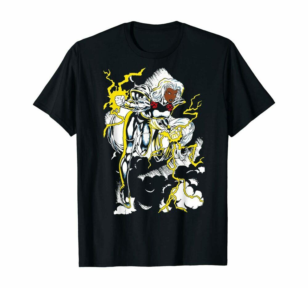

Marvel X Storm Action Pose Retro Graphic T-Shirt Tee Us Cotton Trend