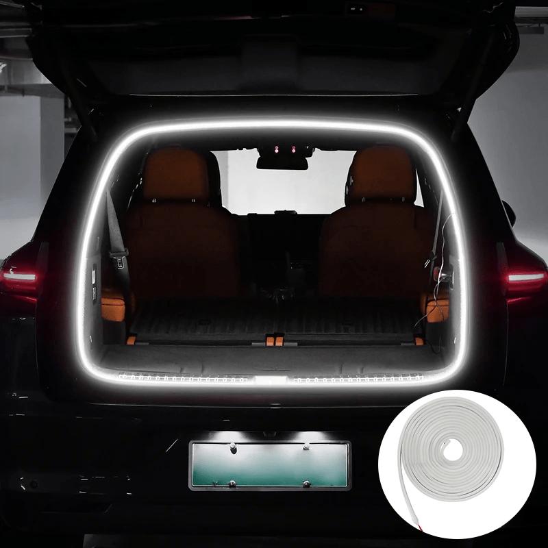 

4M/157.48 Светодиодная лента для подсветки багажника автомобиля Мягкий декоративный свет Автомобильная атмосферная лампа белый