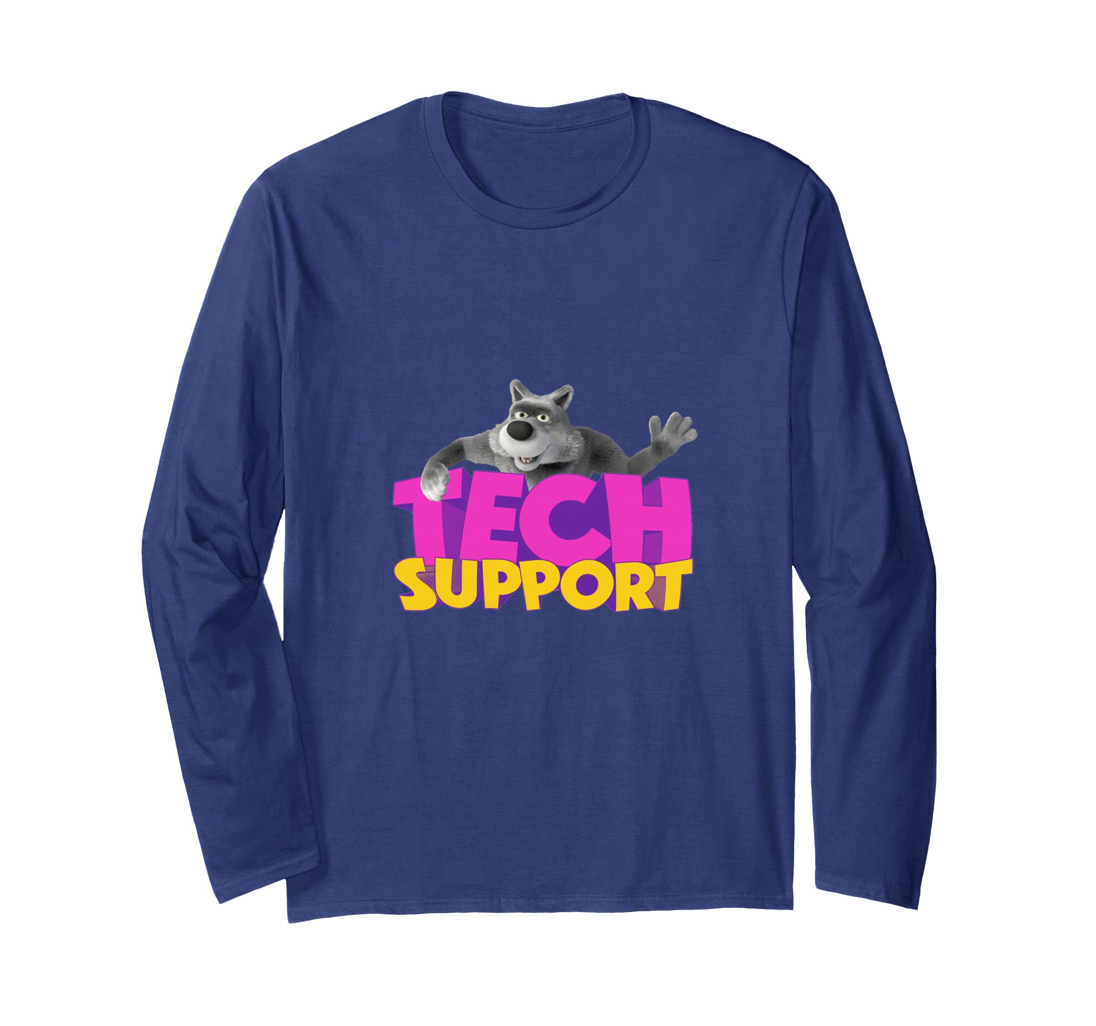 Tech Support Friends. #2 Long-Sleeve T-Shirt чёрный