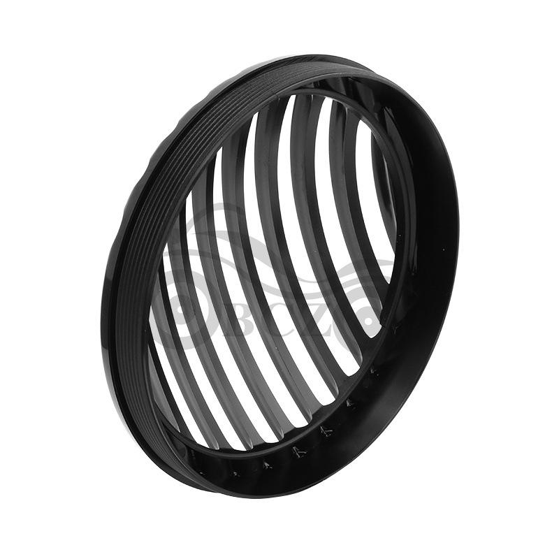 Harley XL883/XL1200 48 Dyna Softail Black Grille Headlight Cover