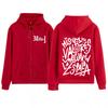 Rapper Milo  J Fashion Graphic Zip Up Hoodie Men Women Vintage Jacket Loose Casual Thick Sweatshirt Fan Gifts