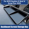 For Song 23-25 Dashboard Screen Storage Box For BYD Seal U DM-i Car Organizer Box Accessories
