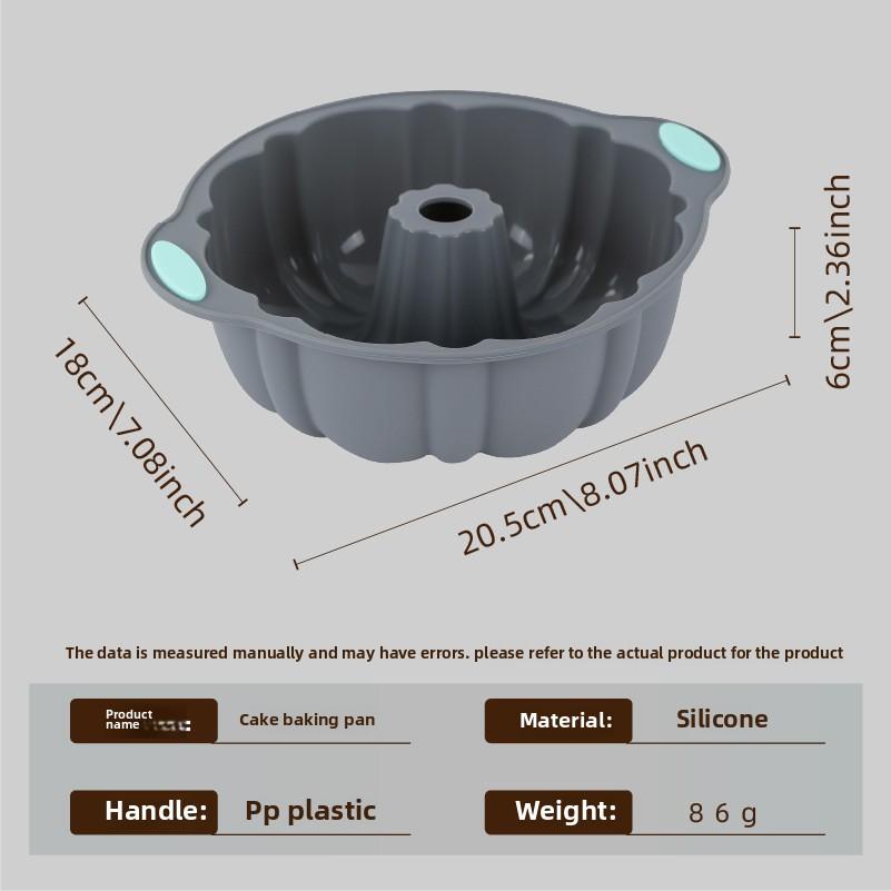 High-temperature resistant silicone cake mold, chiffon cookie, toast muffin cup, non-stick cake mold, baking mold