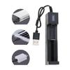 USB 3.7V 18650 16340 14500 Li-ion Rechargeable Battery Charger 1-slot Intelligent Independent Charging with Indicator