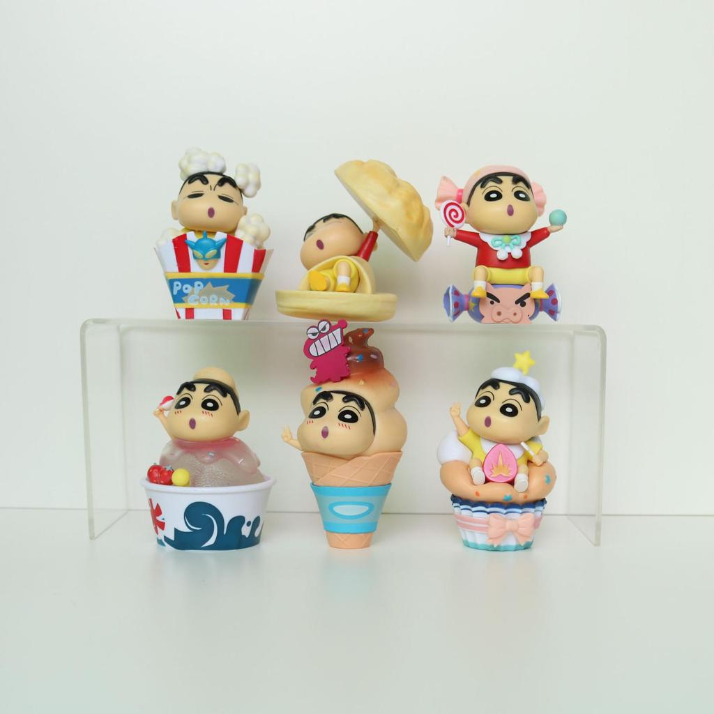 6 Style Shin-chan Snack Time Dolls: Trendy Candy-Themed Street Stall Figures