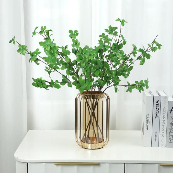 

1Pc Decorative Charming Artificial Leaf Plastic Photography Props Simulation Plant Wedding Decor