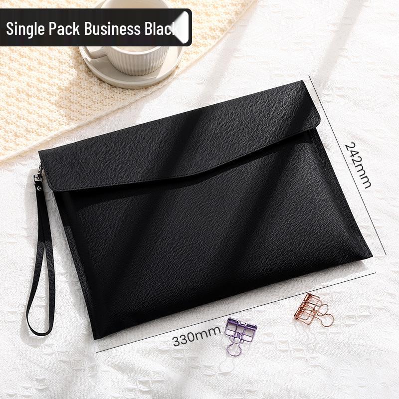 Custom A4 Lychee Grain Document File Bag and Briefcase