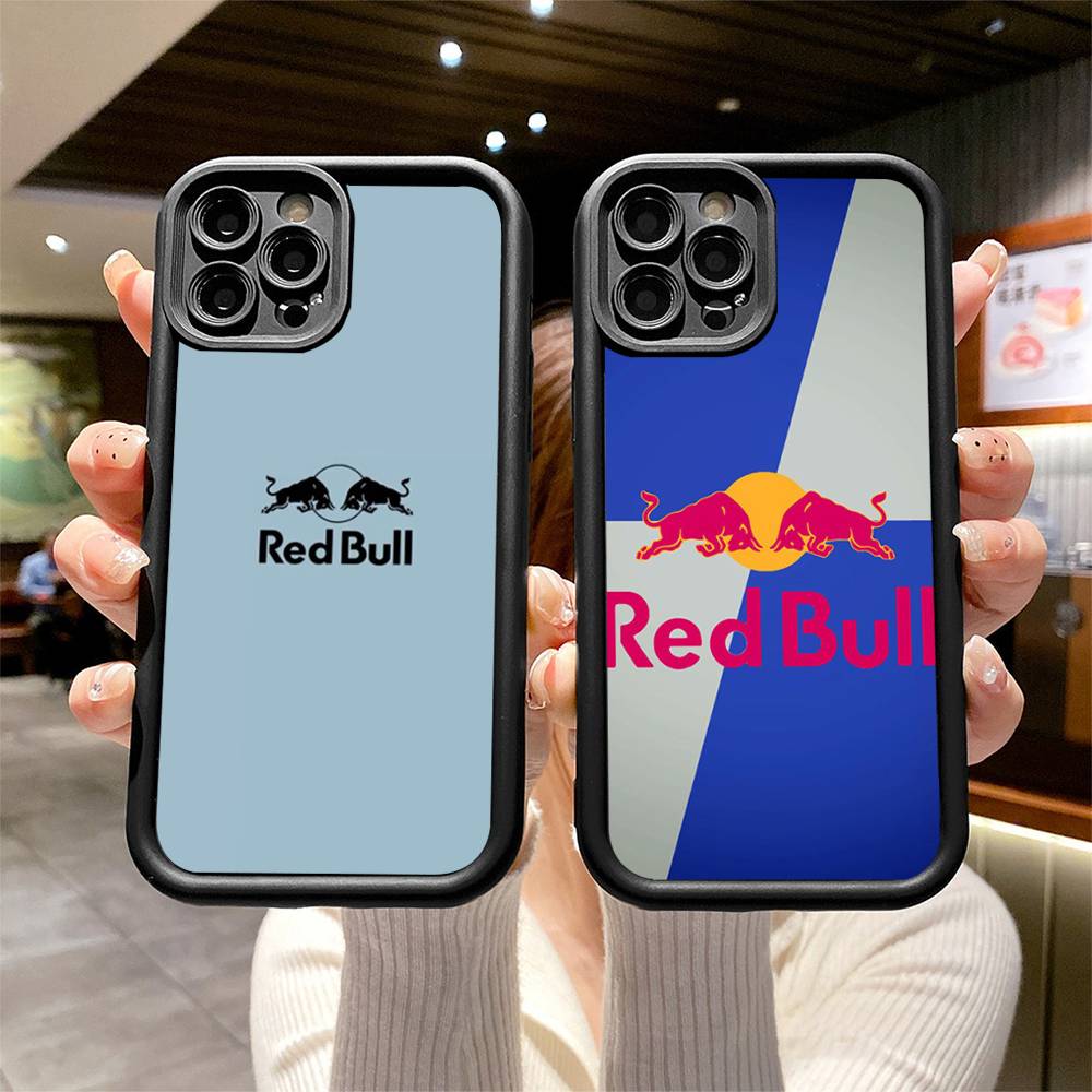 Fashion Red Logo B-BullS Mouse Pad Case For IPhone 17 16 15 14 Max 13 11 12 Pro Mini Plus Shockproof Silicone