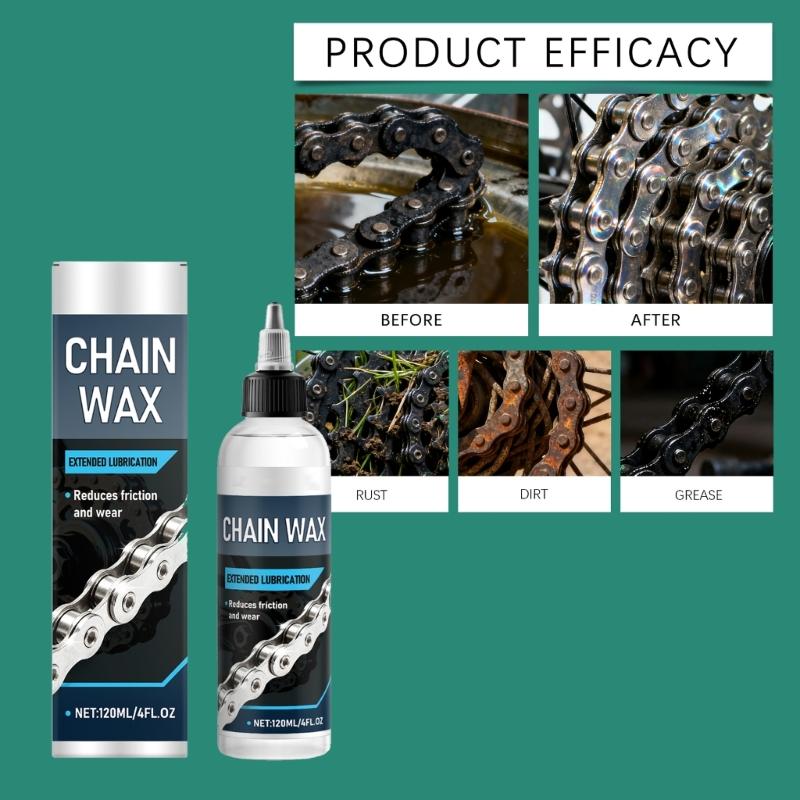 Bicycles Chain Lubricants Dry Waxing Durability Technology Dusts Water Resistance Easy Application Biodegradables