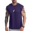 T-shirt Senza Maniche Uomo Asciugatura Rapida Fitness Bodybuilding Maglietta Moda Maschile Gilet da Basket Rete Traspirante Estate Palestra Canotta Uomo