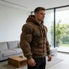 Herr Muskelhuvtröja Realistisk 3D-print Pullover Tröja Muskulös Varm Fluffig Huvtröja för Fest Gatumode