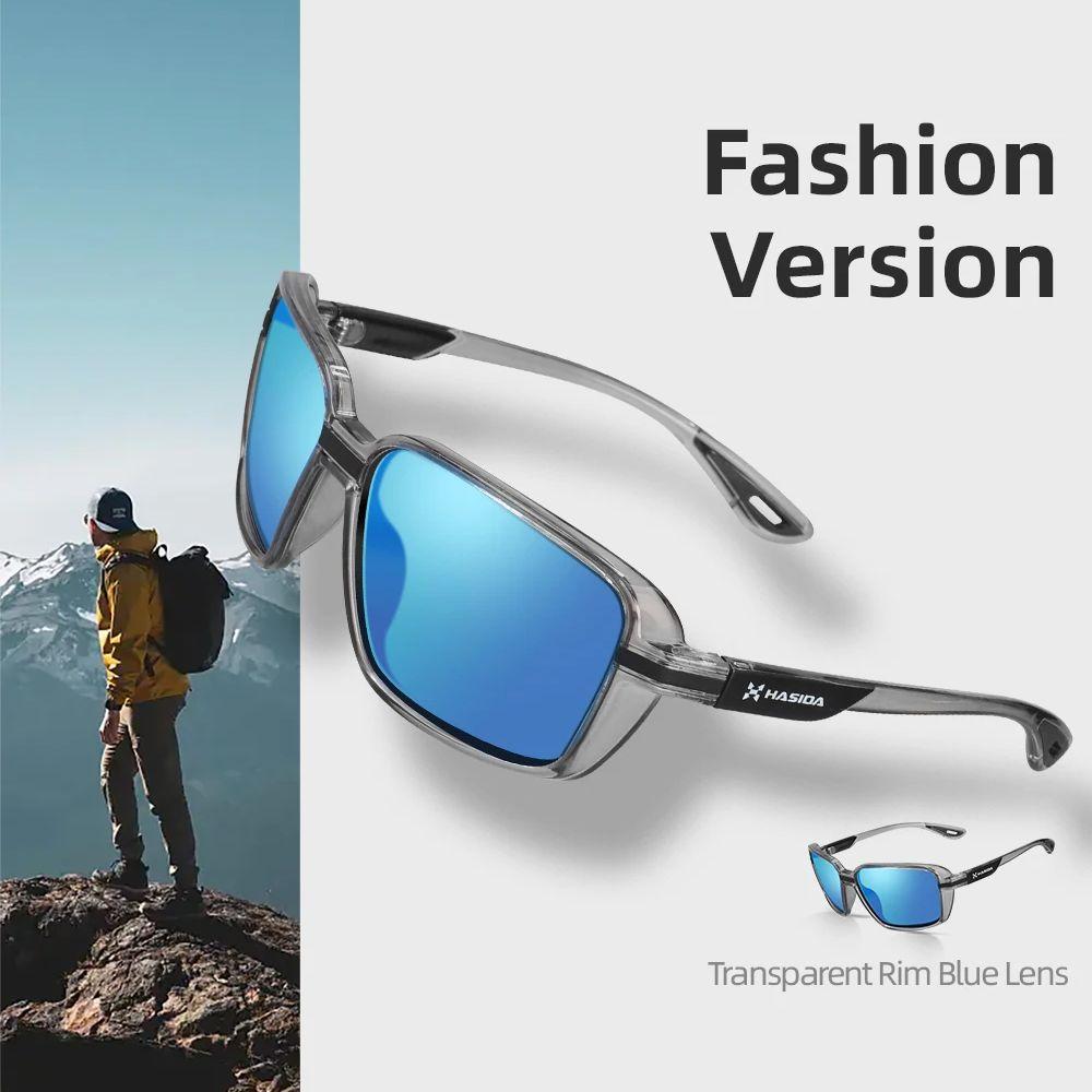 HISTAR Polarizer 22G Light 3 Types Choice Lotus Leaf Coating Silicone Legs TAC Lens Anti-Impact Glare Reduction Fishing Glasses