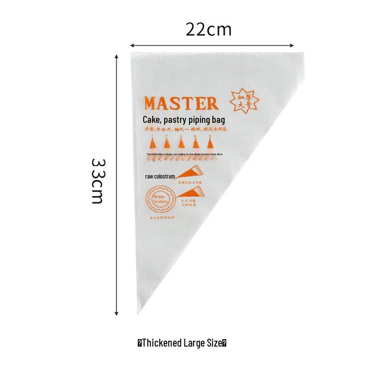 Food Grade Thickened Disposable Piping Bags for Icing, Cake Decorating, and Baby Food