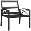 vidaXL Gartenstühle mit Grauen Kissen 2 Stk. 68x76x79 cm Stahl