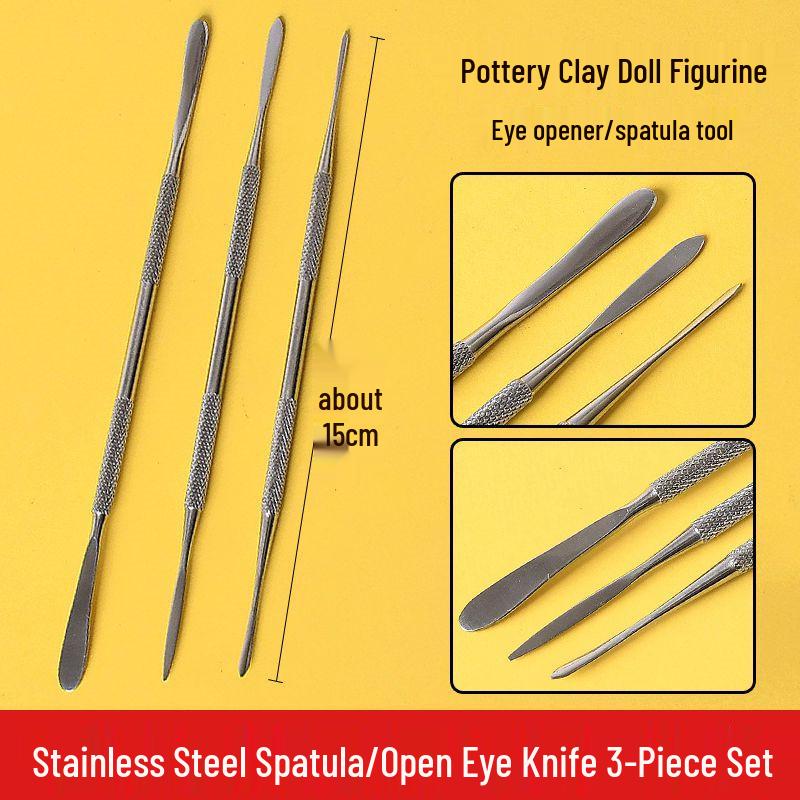 Edelstahl Ton Handwerks Werkzeuge: Halbkreis-Stab & Kugel-Formen-Set