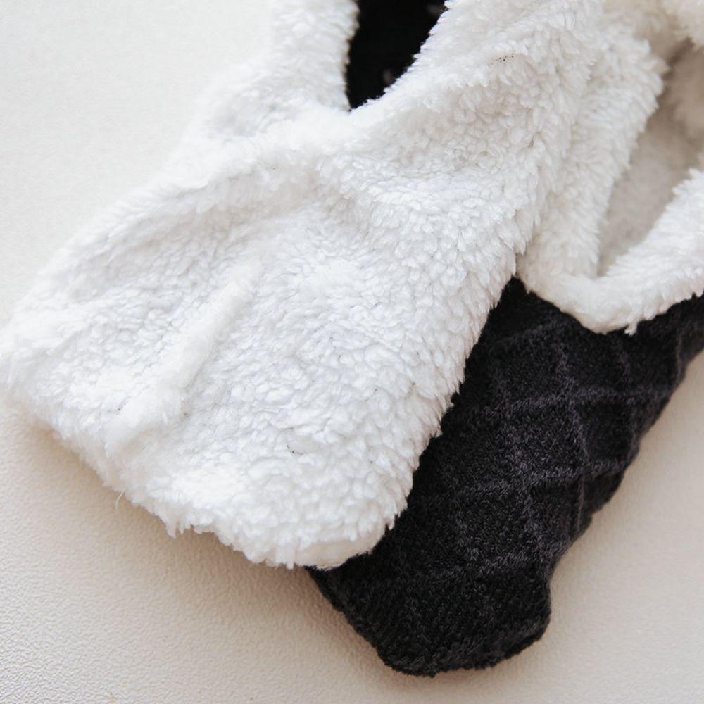 Indoor Socks Plush Solid Color Floor Socks Female Hosiery Winter Floor Shoes Coral Fleece Socks