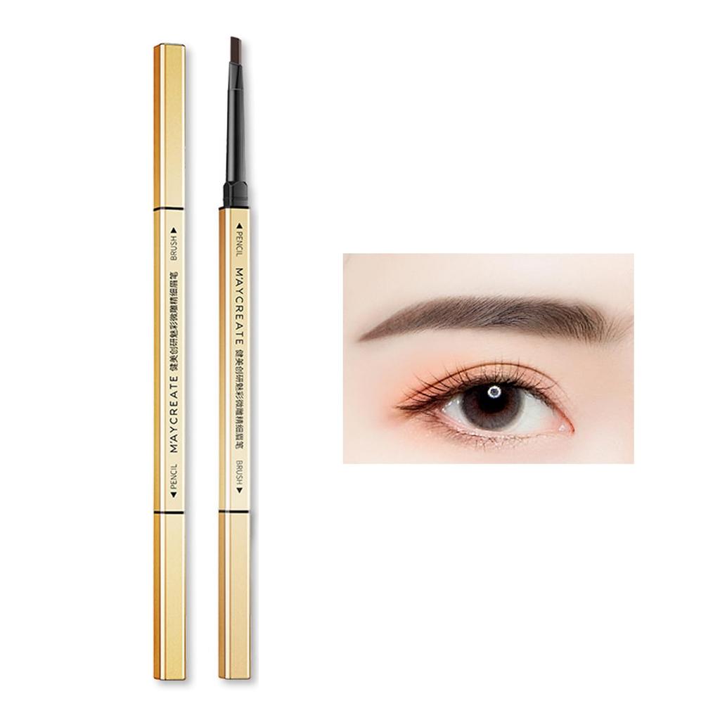 ZVEV sourcils doux sourcils naturels 6 types de sourcils sauvages duveteux imperméables et naturels (crayon à double pointe) recharge ultra-fine, brosse, sourcils,