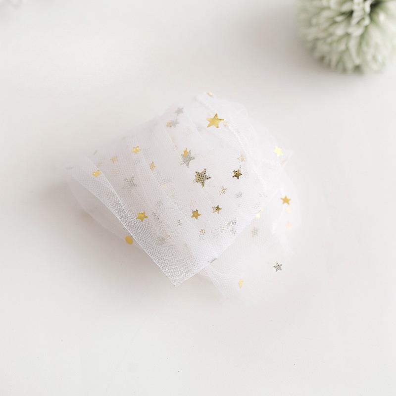 Women's Summer Thin Solid Color Transparent Mesh Sequins Star Tube Stack Socks