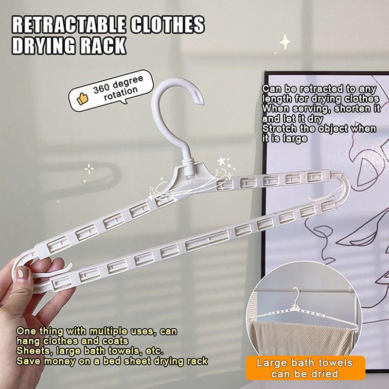 Plastic Clothes Hangers Non Slip Durable 1/5Pcs Smooth Surface for Home Closet Adult Kids Clothes