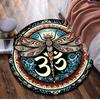 Animal Circular Rug - Office Decorative Carpet For Living Room Bedroom Door Mat Floor Rug Computer Chair Area Rug