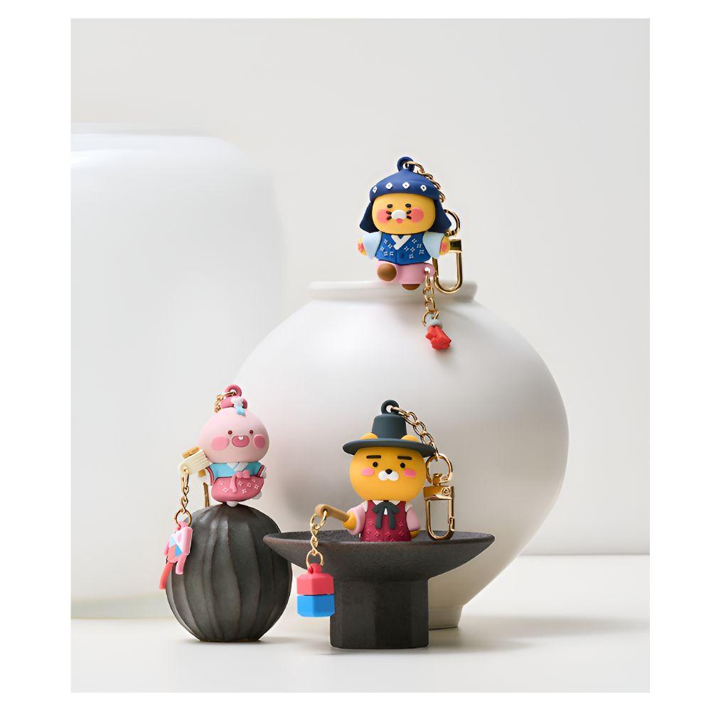 Koreanischer Traditioneller Schlüsselanhänger Ryan Puppe Schlüsselanhänger Mini Figur Niedlich K-Stil