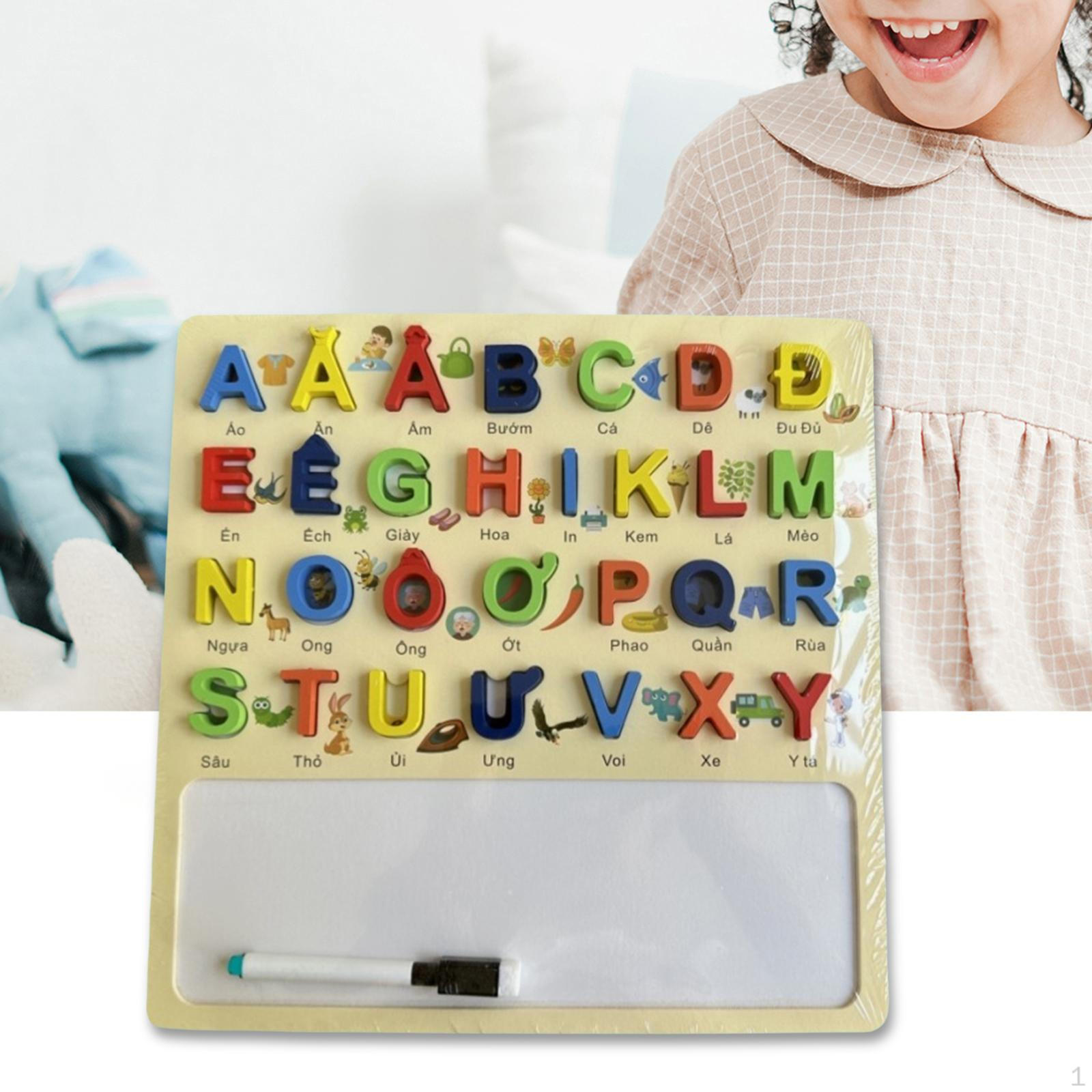 

Алфавитная головоломка 30x30 см, сенсорная игрушка, координация, деревянная головоломка, подарки на День святого Валентина, Uppercase