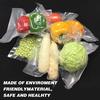 100 PCS Vacuum Sealer Bags Vacuum Sealer Storage Bags Dry Moist Food Saver Accessories Pre-cut Bag Single Embossed Surface 6.7 x 9.8in