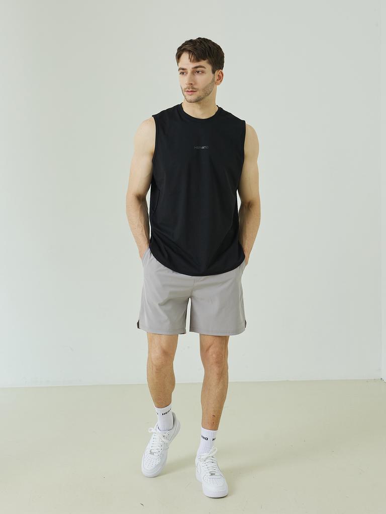 HERVINO Active 6-Inch Half Pants [Gray]