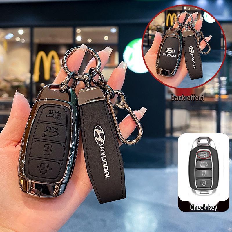 Kompatible Schlüsselhülle für Hyundai Modelle: Elantra, ix35, Coupe, Tucson, Mingtu, ix25 und Kona