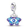 100% Rame Zircone Scintillante Occhio del Diavolo Occhio di Horus Auguri Migliori Portafortuna Perline Adatte a Braccialetti da 3 mm Gioielli Fai da Te