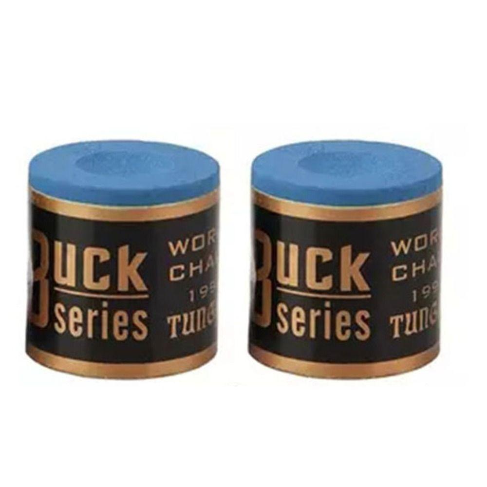 

2Pcs Wear-resistant No-slip Billiard Chalks Billiard Chalk Prevent The Pool Cue From Slipping синий