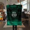 1PC Sporting CP Print Flannel Blanket, High quality Comfortable for All Seasons, Home Decor, Warmth and Comfort, Perfect for Christmas Gifts