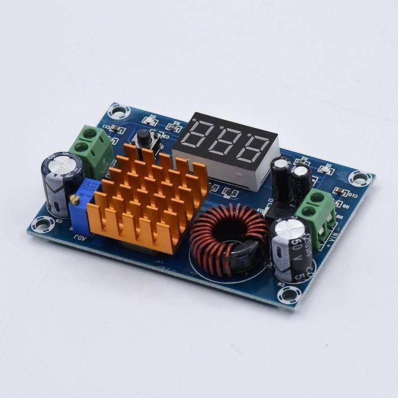 DC 3V-35V To DC 5V-45V Boost Module Digital Voltmeter DC-DC Step Up Module Boost Converter Board 5A Power Adjustable for Voltage