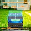 Solar Lanterns Outdoor Waterproof, 2 Modes LED Flameless Candle Hanging Light for Patio Yard Tree Decor