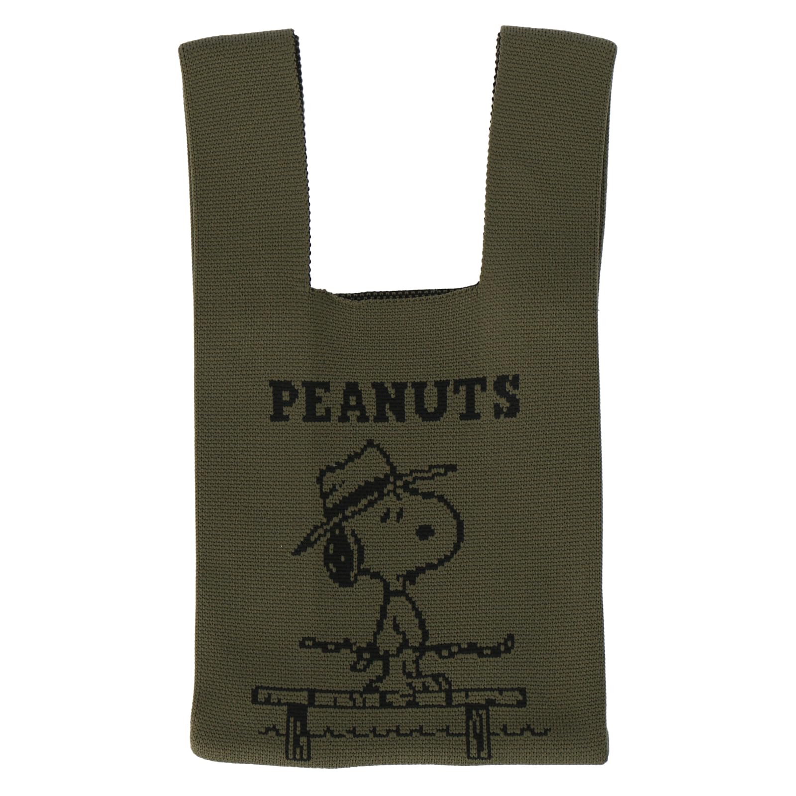

Мини-сумка SNOOPY Вязаная мини-сумка 27701531 27701531C Хаки [Peanuts] Женская [C]