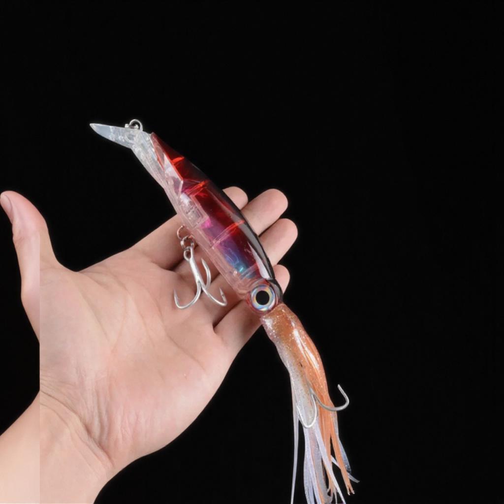 Glow In the Dark Squid Fishing Lure Large Octopus Imitation Bait for Sea Fishing Grouper Fake Lure Accessories