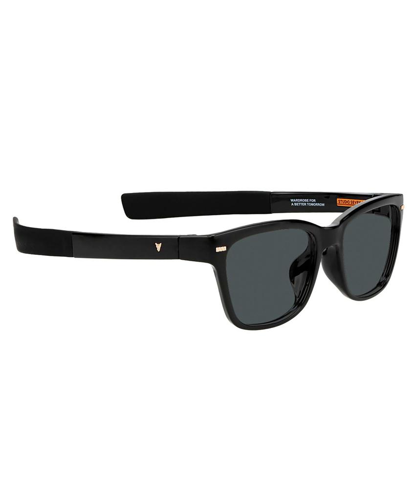 Zoff STUDIO SEVEN Sunglasses Colored Lenses UV Protection Unisex Wellington-Style (Black, ZA251G16_14E1) [CLAP CLICK] Men's, Women's,