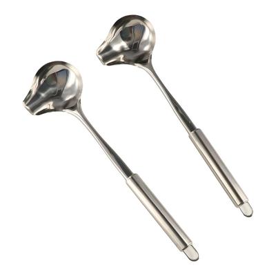 Sauce Tool Duck Mouth Shaped Hot Pot Soup Spoon Creative Long Handle Soup Sauce Spoon Hanging Rustproof Tableware Scoop Hot Pot